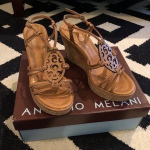 Antonio Melani brown wedges